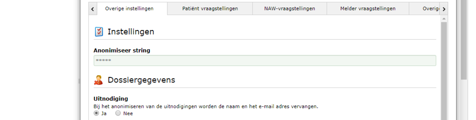 Anonimiseren persoonsgegevens in TPSC Cloud