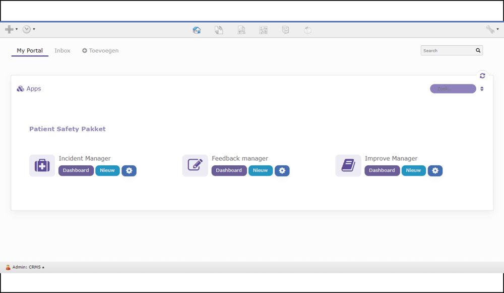 Nieuwe interface voor TPSC Cloud startpagina